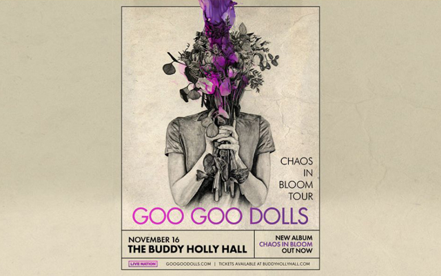 <h1 class="tribe-events-single-event-title">Goo Goo Dolls Chaos In Bloom Tour @ The Buddy Holly Hall November 16th</h1>