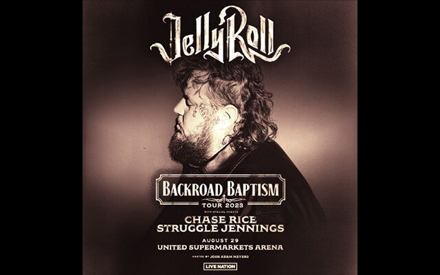Jelly Roll at the United Supermarkets Arena August 29th